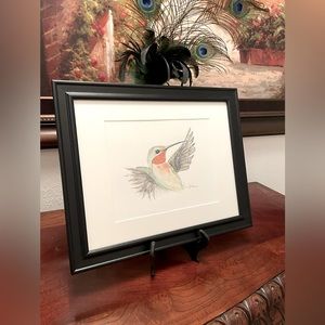 ORIGINAL Hummingbird in Watercolor
